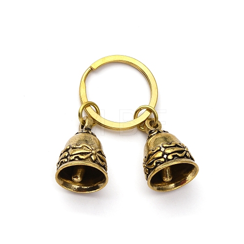 Brass Keychains HJEW-WH0042-24AG-1