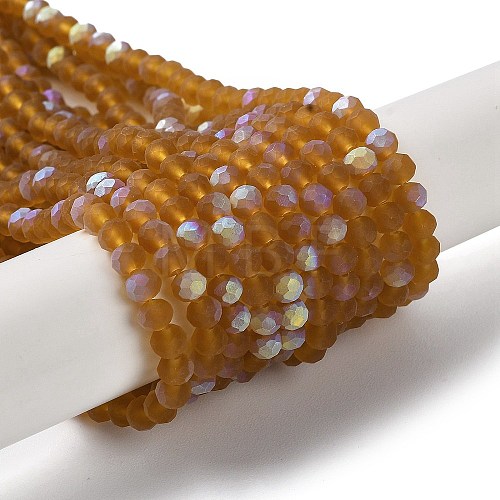 Transparent Glass Beads Strands EGLA-A044-T2mm-MB02-1