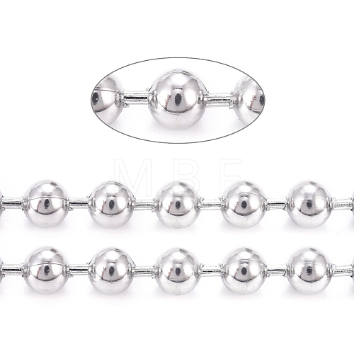304 Stainless Steel Ball Chains CHS-F009-01E-P-1