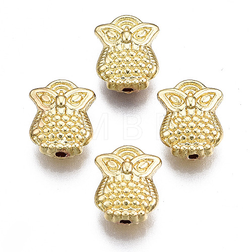 Rack Plating Alloy Beads PALLOY-T077-146LG-RS-1
