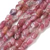 Natural Pink Tourmaline Beads Strands GG-CBAAEDE-B06-2