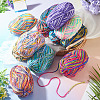 Light Gradient Segment Dyed Polyester Yarn DIY-TADJ0002-005B-7