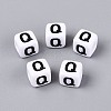 Opaque Acrylic Beads SACR-N020-04A-Q-1