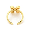 Brass Letter Open Cuff Rings for Women RJEW-G313-01X-G-3