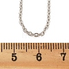 Brass Cable Chain Necklaces for Women NJEW-D302-48P-5