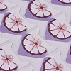 Cute Garcinia Mangostana Pattern Photo Corner Self-Adhesive Stickers DIY-K016-B03-3