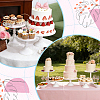 3Pcs 3 Sizes Round Iron Cupcake Riser Holder ODIS-WH0030-302-5