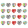 25Pcs 5 Styles Alloy Enamel Pendants ENAM-CJ0002-72-1