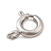 Brass Spring Ring Clasps KK-D407-20P-A-2