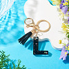 1Pc Resin Letter Keychains KEYC-TADJ0001-09L-4