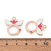 Valentine's Day Alloy Enamel Pendants ENAM-T023-18B-3