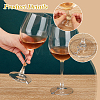 Sports Theme Tibetan Style Alloy Wine Glass Charms AJEW-AB00120-3