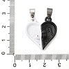 Alloy Enamel Split Pendants STAS-M114-06EB-3