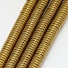 Electroplate Non-magnetic Synthetic Hematite Beads Strands G-J164B-4mm-07-1