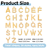 104Pcs 26 Styles 201 Stainless Steel Charms STAS-HS0001-43-2