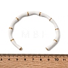 304 Stainless Steel Enamel Cuff Bangles for Women BJEW-Z166-03G-5