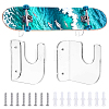 Acrylic Skateboard Storage Rack AJEW-WH0816-515B-1