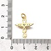 Brass Micro Pave Cubic Zirconia Pendants KK-B128-11G-03-3