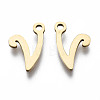 201 Stainless Steel Charms STAS-T044-217G-V-2