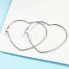 Tarnish Resistant 201 Stainless Steel Hoop Earrings LS-EJEW-A052-09C-4