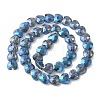 Electroplate Glass Beads Strands EGLA-L045-D-FR02-3