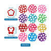 480Pcs 12 Style Transparent Acrylic Beads TACR-BT0001-04-9