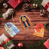 Wooden Fairy Door Decoration WOOD-NB0001-64A-2
