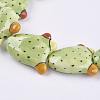 Handmade Porcelain Beads X-PORC-G002-16B-6