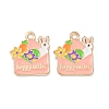 Easter Alloy Enamel Pendants X-ENAM-I055-01KCG-04-1