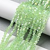 Imitation Jade Electroplate Glass Beads Strands EGLA-A039-J4mm-B01-4