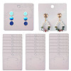 50Pcs Laser Paper Necklace Earring Display Cards CDIS-TA0001-55-1