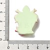 Electroplate Opaque Resin Cabochons RESI-S10-03C-3