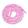 Electroplate Bicone Glass Beads Strands GL-T021-2.5x3mm-16-22-2