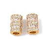 925 Sterling Silver Micro Pave Clear Cubic Zirconia Beads SE-CBAF1B2-16D-G-1