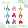 18Pcs 9 Colors Computerized Embroidery Cloth Iron on/Sew on Patches PATC-ME0001-42-2