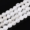 Dyed Natural White Jade Beads Strands G-T139-6mm-60-26-4