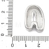 Brass Initial Beads KK-B167-27P-01A-3