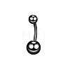304 Stainless Steel 15 Gauge Round Belly Button Rings WGFD174-05-1