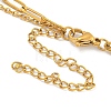 304 Stainless Steel Bowknot Pendant Necklaces LS-NJEW-L182-001G-06-7