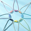 5Pcs Fish Handmade Porcelain Beads Slider Bracelets for Women BJEW-JB13174-1
