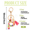 Fruit Series Letter Resin Keychains KEYC-TAC0033-02P-3