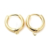 Brass Hoop Earrings LS-EJEW-K083-33G-1