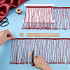 1 Yard Glass Beaded Tassel Ribbon DIY-FG0010-38D-3