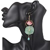Glass & Acrylic Beads Dangle Earrings EJEW-TA00787-4