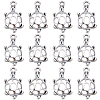 SUNNYCLUE 100Pcs Tibetan Style Zinc Alloy Pendants FIND-SC0007-15-1