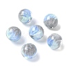 Two Tone Transparent Acrylic Beads OACR-D304-02C-1