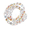 Faceted Glass Beads Strands EGLA-E030-01F-2