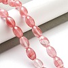 Cherry Quartz Glass Beads Strands G-B106-B02-01-2