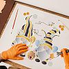 Plastic Reusable Drawing Painting Stencils Templates DIY-WH0172-532-5