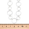 304 Stainless Steel 10MM and 14MM Ring Link Chain Necklaces NJEW-P343-02C-P-5